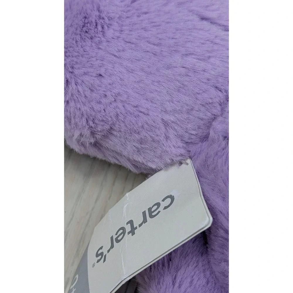 Carter's Plush Toy Purple White Owl Stuffed Animal Soft Baby toy